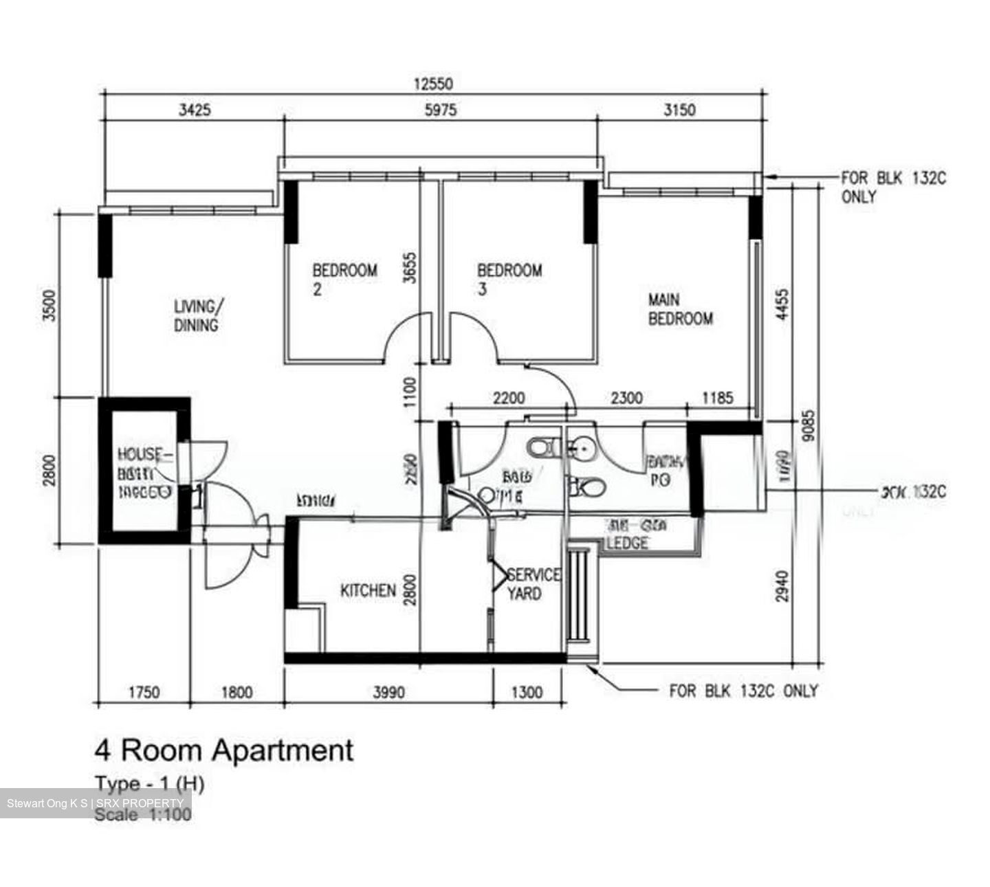 Blk 132B Eastlink I @ Canberra (Sembawang), HDB 4 Rooms #551595711